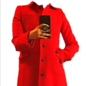 JCrew Double Cloth Metro Coat Sz 6